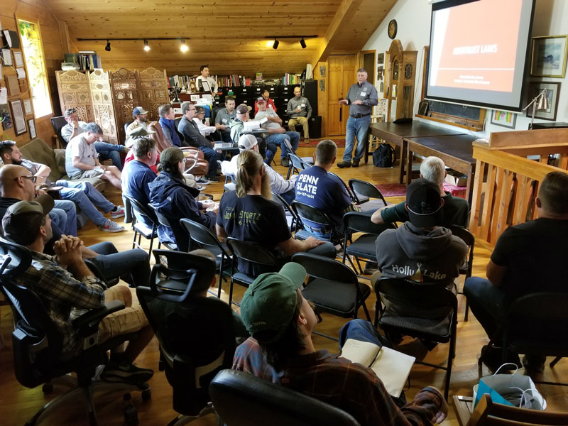 Gary Howes, presenter, at the 2025 SRCA Conference in Grove City, PA