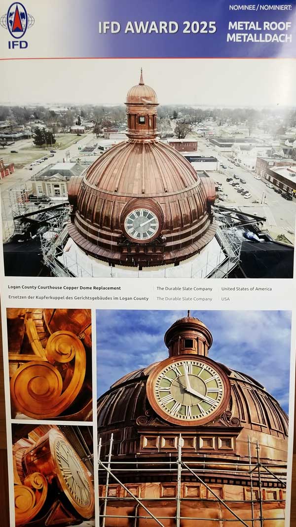 Durable Slate won awards at the 2025 International Federation of the Roofing Trades in Bratislava, Slovakia. 