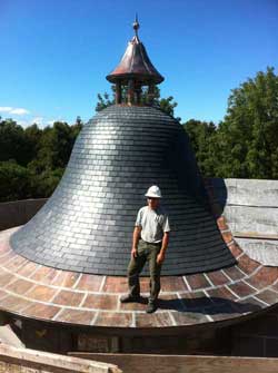 Liam Tower of Slate Affair, Inc., VP of the SRCA, has received an International Federation for the Roofing Trades Award in "Pitched Roofing