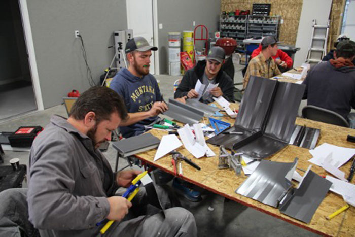 European Double-Fold Flashing Techniques is taught at the Slate Roofing Contractors Association conference.