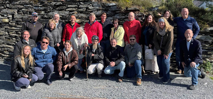 A group made up of National Slate Association and Slate Roofing Contractors Association members headed to the U.K. and then Ireland to learn more about slate and its origins.